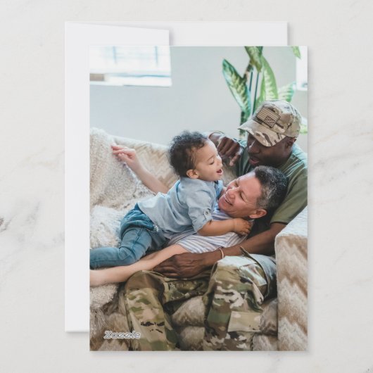 Snoopy Patriotic | Dank u Feestdagenkaart (Achterkant)