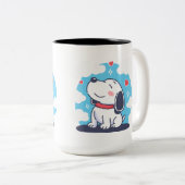 Snoopy Peanuts Coffee Mok Cup (Voorkant rechts)