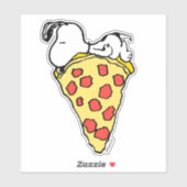Snoopy Pizza Dreams Sticker (Vel)