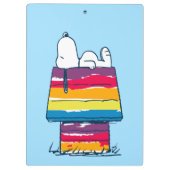Snoopy | Rainbow Dog House Klembord (Achterkant)