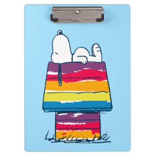 Snoopy Rainbow Dog House Klembord
