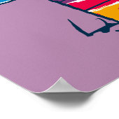 Snoopy | Rainbow Dog House Poster (Hoek)