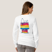 Snoopy | Rainbow Dog House T-shirt (Achterkant volledig)
