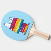 Snoopy | Rainbow Dog House Tafeltennisbatje (Zijkant)