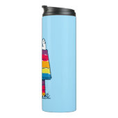 Snoopy | Rainbow Dog House Thermosbeker (Geroteerd rechts)