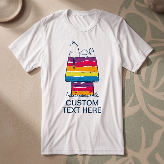Snoopy | Rainbow Dog House Tri-Blend Shirt