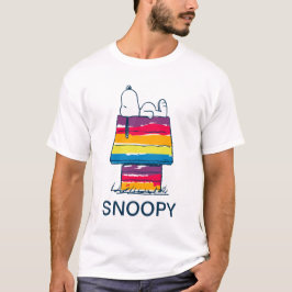 Snoopy | Rainbow Dog House Tri-Blend Shirt