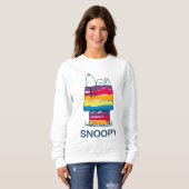 Snoopy | Rainbow Dog House Trui (Voorkant volledig)