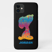 Snoopy Rainbow Graffiti Silhouette Case-Mate iPhone Case (Achterkant)