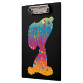 Snoopy Rainbow Graffiti Silhouette Klembord (Links)