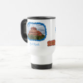 Snoopy Rock/Bell Rock Sedona Travel Mug Reisbeker (Voorkant links)