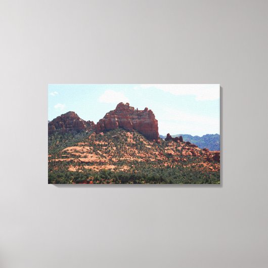 Snoopy Rock Canvas Print (Voorkant)