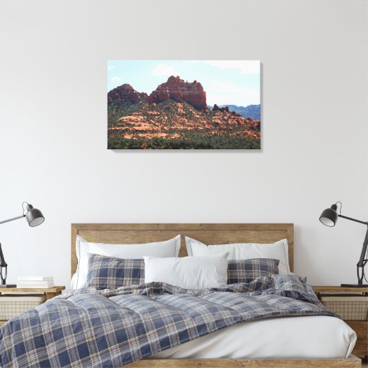 Snoopy Rock Canvas Print (Insitu (Slaapkamer))