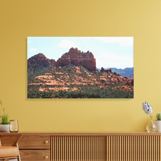 Snoopy Rock Canvas Print (Insitu (Woonkamer))