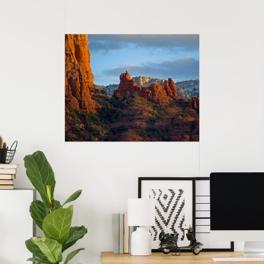 Snoopy Rock in Sedona 2203 Poster (Thuiskantoor)