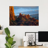 Snoopy Rock in Sedona, AZ 2203 Poster (Thuiskantoor)