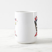 Snoopy Sewing 4 juli vlag Koffiemok (Center)