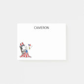 Snoopy Sewing 4 juli vlag Post-it® Notes (Voorkant)