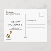 Snoopy Sinterklaas Kerstmis Familie Foto Collage Feestdagenkaart (Achterkant)