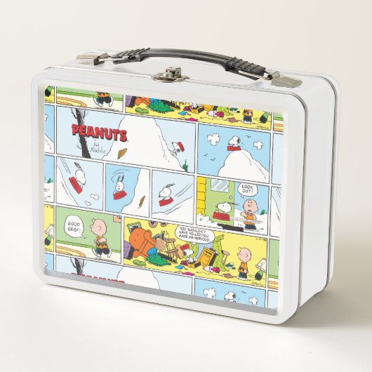 Snoopy Sled Riding Food Dish (Voorkant)