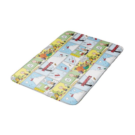 Snoopy Sled Riding Food Dish Badmat (Gekanteld)