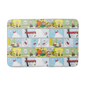 Snoopy Sled Riding Food Dish Badmat (Voorkant)