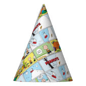 Snoopy Sled Riding Food Dish Feesthoedjes (Links)