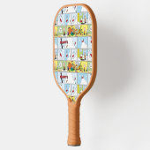 Snoopy Sled Riding Food Dish Pickleball Paddle (Links)