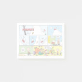 Snoopy Sled Riding Food Dish Post-it® Notes (Voorkant)