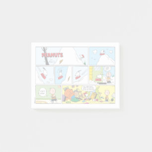 Snoopy Sled Riding Food Dish Post-it® Notes