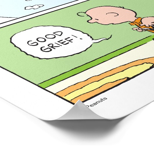 Snoopy Sled Riding Food Dish Poster (Hoek)