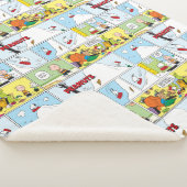 Snoopy Sled Riding Food Dish Sherpa Deken (3/4)