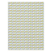 Snoopy Sled Riding Food Dish Tafelkleed (Voorkant)