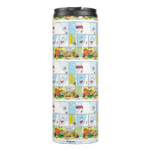 Snoopy Sled Riding Food Dish Thermosbeker (Achterkant)