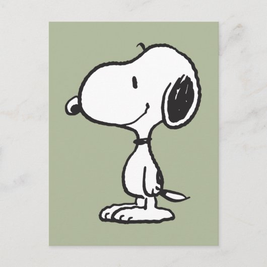 Snoopy Smile Giggle Laugh Briefkaart (Voorkant)