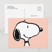 Snoopy Smile Giggle Laugh Briefkaart (Voorkant / Achterkant)
