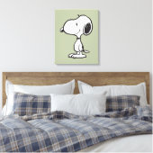 Snoopy Smile Giggle Laugh Canvas Afdruk (Insitu (Slaapkamer))