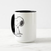 Snoopy Smile Giggle Laugh Mok (Voorkant links)