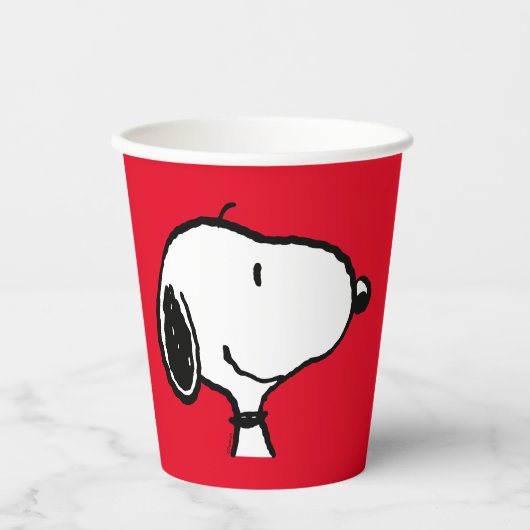 Snoopy Smile Giggle Laugh Papieren Bekers (Voorkant)