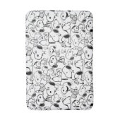 Snoopy Smile Giggle Laugh Pattern Badmat (Voorkant Verticaal)