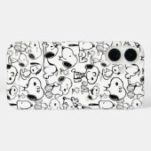 Snoopy Smile Giggle Laugh Pattern Case-Mate iPhone Case (Achterkant (horizontaal))