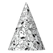 Snoopy Smile Giggle Laugh Pattern Feesthoedjes (Achterkant)