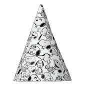 Snoopy Smile Giggle Laugh Pattern Feesthoedjes (Rechts)