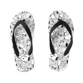 Snoopy Smile Giggle Laugh Pattern Kinder Teenslippers (Voetbed)