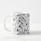 Snoopy Smile Giggle Laugh Pattern Koffiemok (Links)