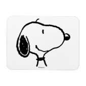 Snoopy Smile Giggle Laugh Pattern Magneet (Horizontaal)