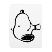 Snoopy Smile Giggle Laugh Pattern Magneet (Verticaal)