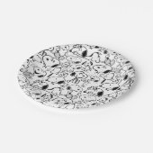 Snoopy Smile Giggle Laugh Pattern Papieren Bordje (Gekanteld)