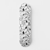 Snoopy Smile Giggle Laugh Pattern Persoonlijk Skateboard (Voorkant)