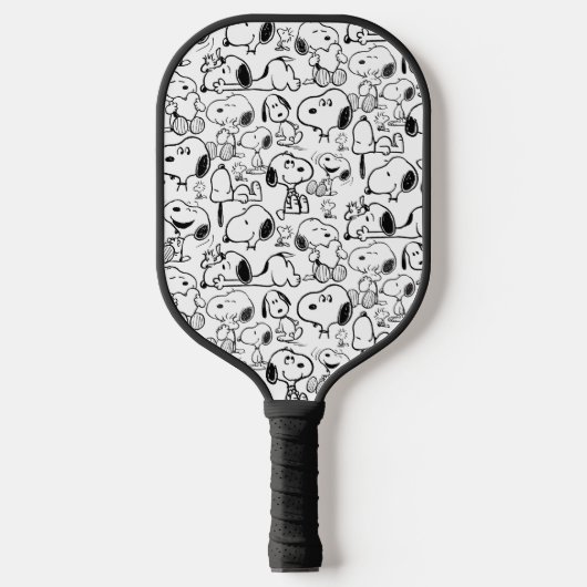 Snoopy Smile Giggle Laugh Pattern Pickleball Paddle (Voorkant)